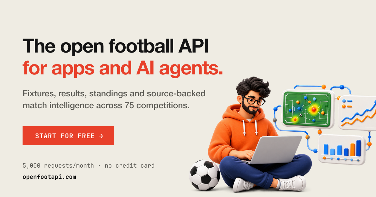Block Widgit Embeddable Football Widgets | OpenFoot API