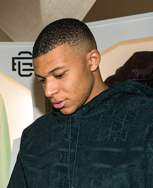 K. Mbappé portrait